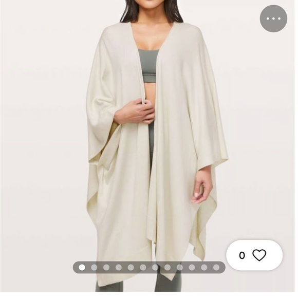 Lululemon Free To Coast Wrap, Creme - Picture 6 of 7